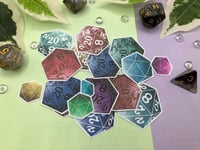 Image 1 of D20 Dice Sticker Pack