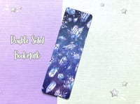 Image 1 of Holographic Blue Crystal Bookmark for book lovers, planners, notebooks, collecting