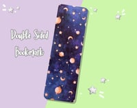 Image 1 of Cute Galaxy Bookmark for book lovers, planners, notebooks, collecting