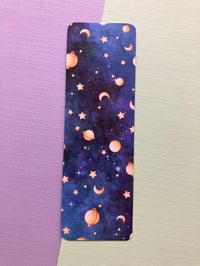 Image 2 of Cute Galaxy Bookmark for book lovers, planners, notebooks, collecting