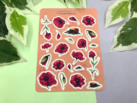 Image 1 of Poppy Sticker Sheet