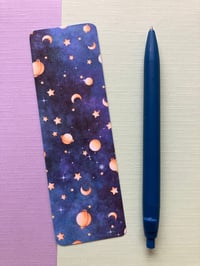 Image 3 of Cute Galaxy Bookmark for book lovers, planners, notebooks, collecting