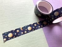 Image 1 of Cute Galaxy Washi Tape to decorate your Planners, Journal, Paper Crafts etc.