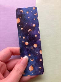 Image 4 of Cute Galaxy Bookmark for book lovers, planners, notebooks, collecting