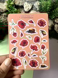 Image 2 of Poppy Sticker Sheet - 62