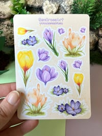 Image 3 of Crocus Sticker Sheet