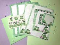 Image 1 of Cute Letter Set, Frog Letter Set, 12 piece Penpal Set