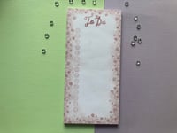 Image 2 of To Do List Notepad, Rose Memo Pad with 50 Pages for notetaking, gifting, collecting or Scrapbooking