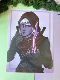 Image 3 of Art Print - Drow Rogue