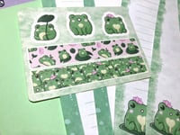 Image 4 of Cute Letter Set, Frog Letter Set, 12 piece Penpal Set