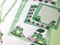 Image 5 of Cute Letter Set, Frog Letter Set, 12 piece Penpal Set