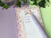 Image 5 of To Do List Notepad, Rose Memo Pad with 50 Pages for notetaking, gifting, collecting or Scrapbooking