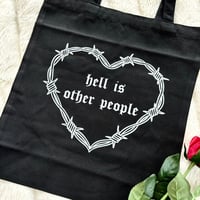 Image 3 of Hell Is Other People Tote Bag