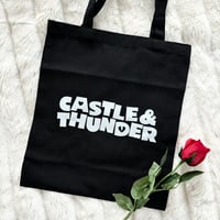 Image 2 of Castle and Thunder Tote Bag