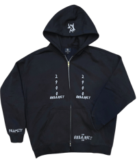 Image 1 of STENCIL ZIP HOODIE