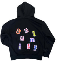 Image 2 of KUTOUT HOODIE BLACK