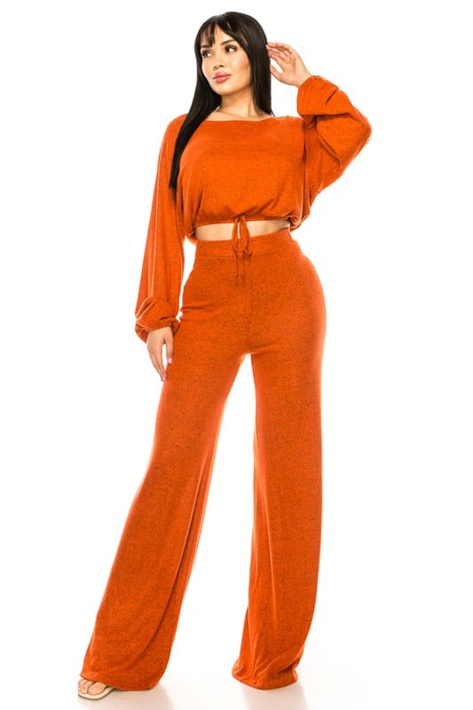 Image of 3PACK 2pc hacci/ribbed pants set