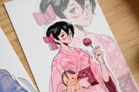 Image 3 of Yukata designs -  bookmark