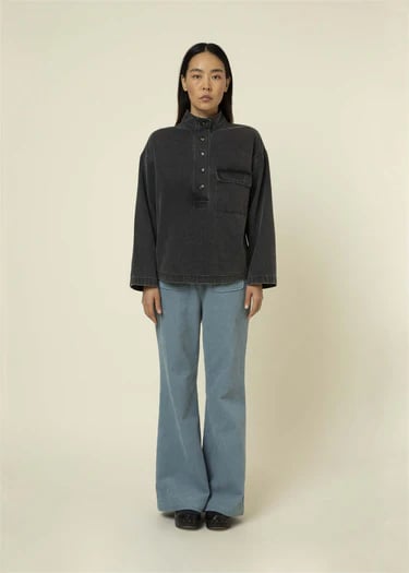 Image of 1-Camisa azul denim oscuro