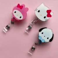 Image 1 of Sanrio Retractable Reel Badges