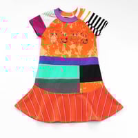 Image 2 of boo moo oink cow pig 5T halloween spooky cute short sleeve courtneycourtney dress