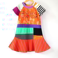 Image 1 of boo moo oink cow pig 5T halloween spooky cute short sleeve courtneycourtney dress