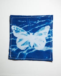 Butterfly Cyanotype Patch