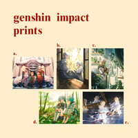 Image 1 of GENSHIN IMPACT PRINTS