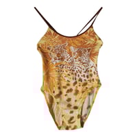 Image 1 of 1970s Leopard Swimsuit