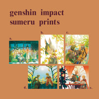 Image 1 of GENSHIN IMPACT SUMERU PRINTS