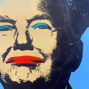 Image of Mao Trump - Light Blue