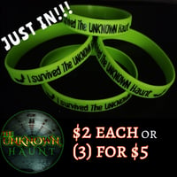 Official 'I SURVIVED The Unknown Haunt' Bracelets