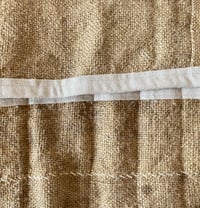 Image 2 of Burlap tools or paint brushes pouch 