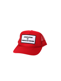 Image 1 of Red X Red Trucker Hat