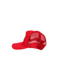 Image 2 of Red X Red Trucker Hat