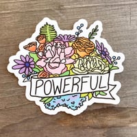 Image 1 of Powerful Flowers Sticker