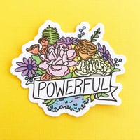 Image 2 of Powerful Flowers Sticker