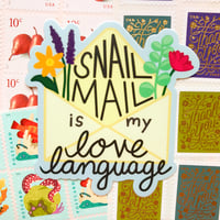 Image 2 of Snail Mail Vinyl Sticker