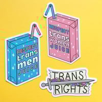 Image 2 of Respect Trans Women Juice Sticker