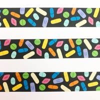 Image 2 of Rainbow Pills Washi Tape