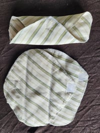 Image 2 of Linen Pat Set of 7- Soft Greens