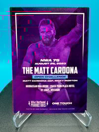 Image 2 of Matt Cardona Autographed Trading Card