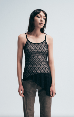Image of Lace Flounce Tank 