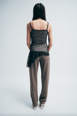 Image of Lace Flounce Tank 