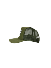 Image 2 of Olive Green X Olive Green Trucker Hat