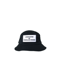 Large Black Bucket Hat