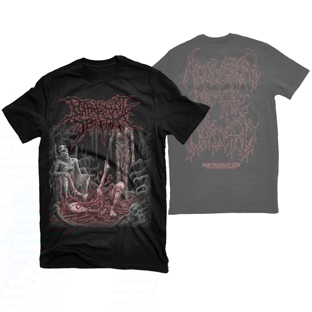 Image of PUTRESCENT SEEPAGE "ADULATION OF THE DEAD" T-SHIRT