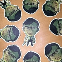 Image 2 of Herbert West 3" Glow in the Dark Sticker