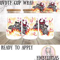 Dpoll Art with Wolverine UVDTF cup wrap 