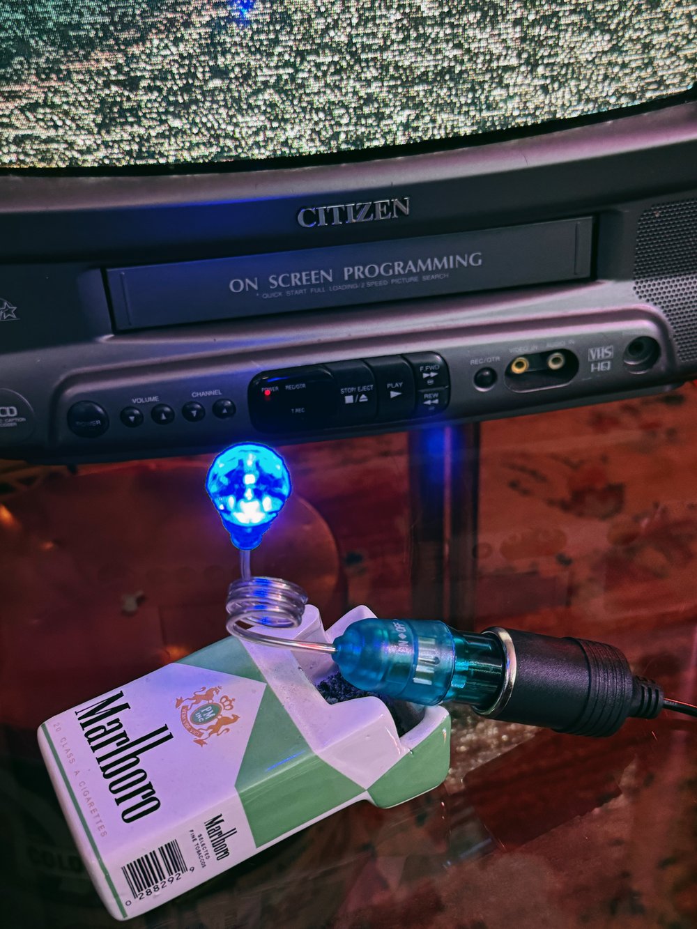 Retro Crystal Blue Light (12V)